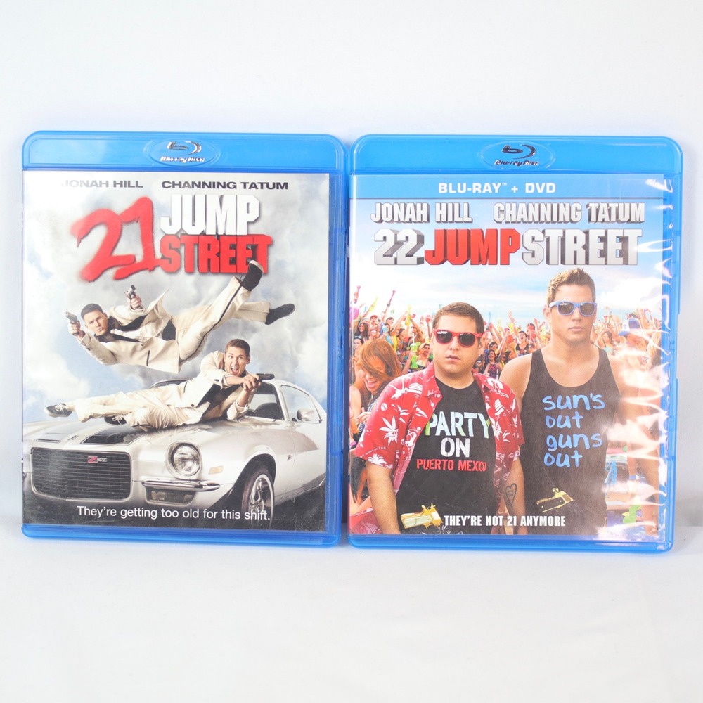 21 Jump Street & 22 Jump Street Blu-Ray DVD Movie Bundle